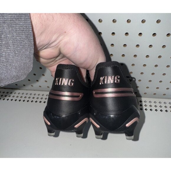 PUMA King Ultimate FG AG Mens Leather Soccer Cleats Size 8 Black Copper Rose